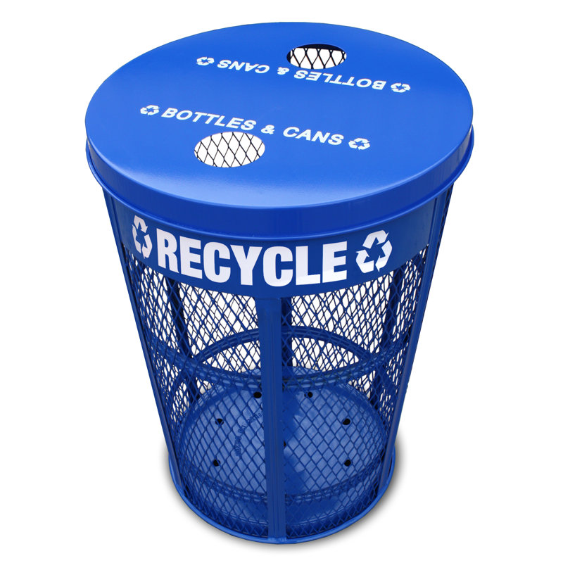 Witt Expanded Outdoor 48 Gallon Industrial Recycling Bin Wayfair